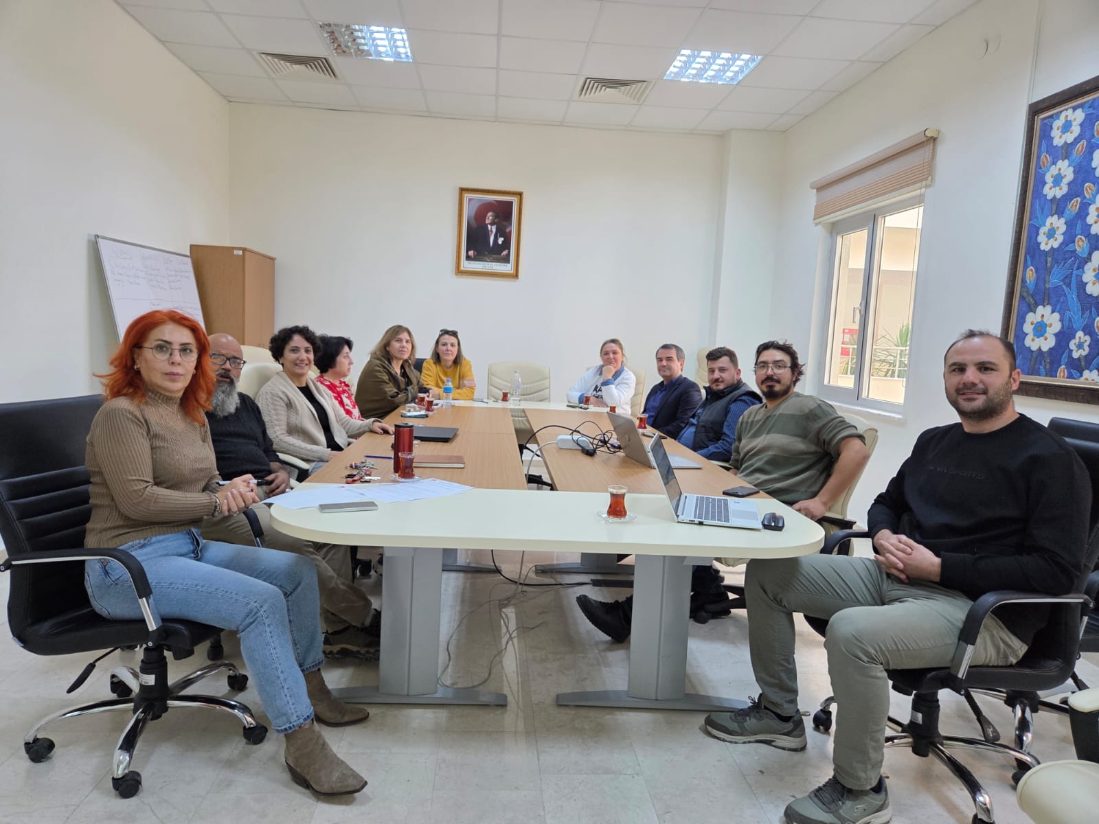 Our Faculty Members Serving on Departmental Committees Held a Meeting.